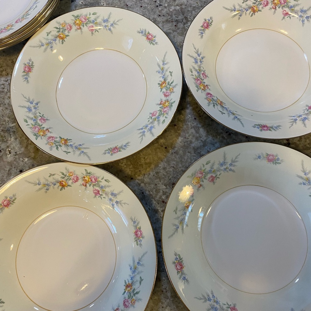 Homer‎ Laughlin Eggshell Nautilus Bowls  (8)  Ferndale pattern - Picture 6 of 7